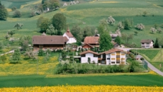 Landschaft Dorf